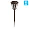 Flash Furniture Brown Tulip Design LED Solar Lights, PK 8 DN-SL114-8-BR-GG - alternate 7